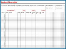 Project Timeline Template Word Sample