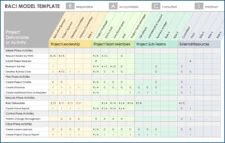 RACI Chart Template Sample