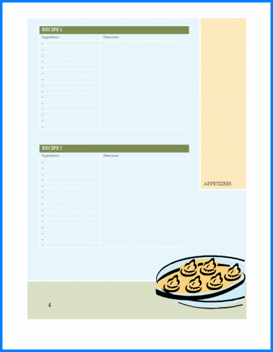 √ Free Printable Recipe Template For Word