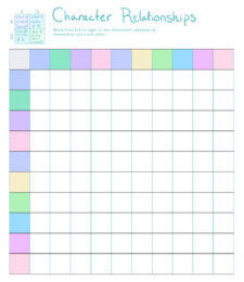 Relationship Chart Template Example