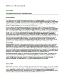 Research Grant Proposal Template