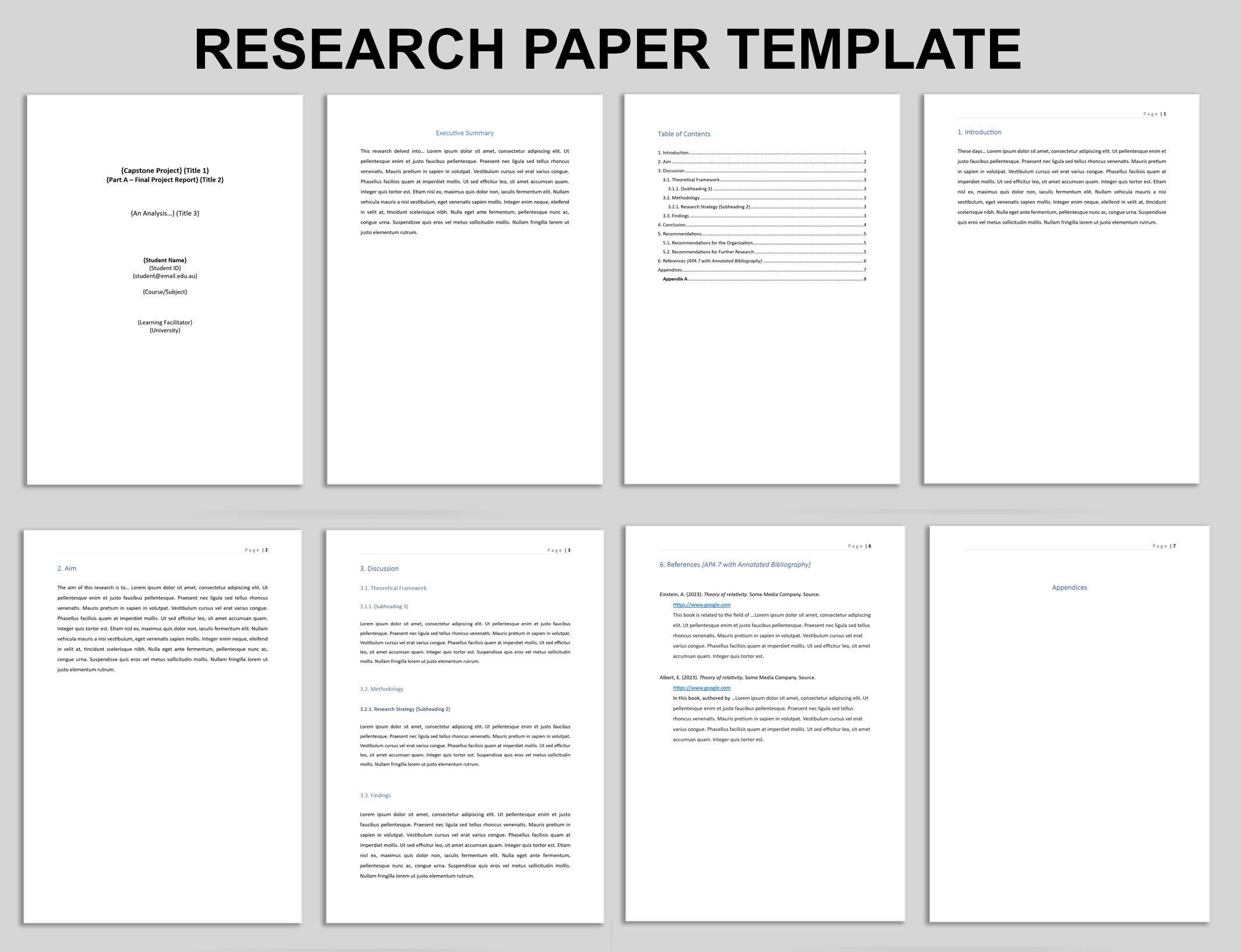 Research Paper Template