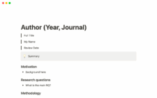 Research Paper Template