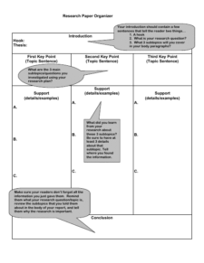 Research Paper Template