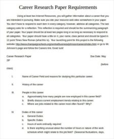 Research Paper Template