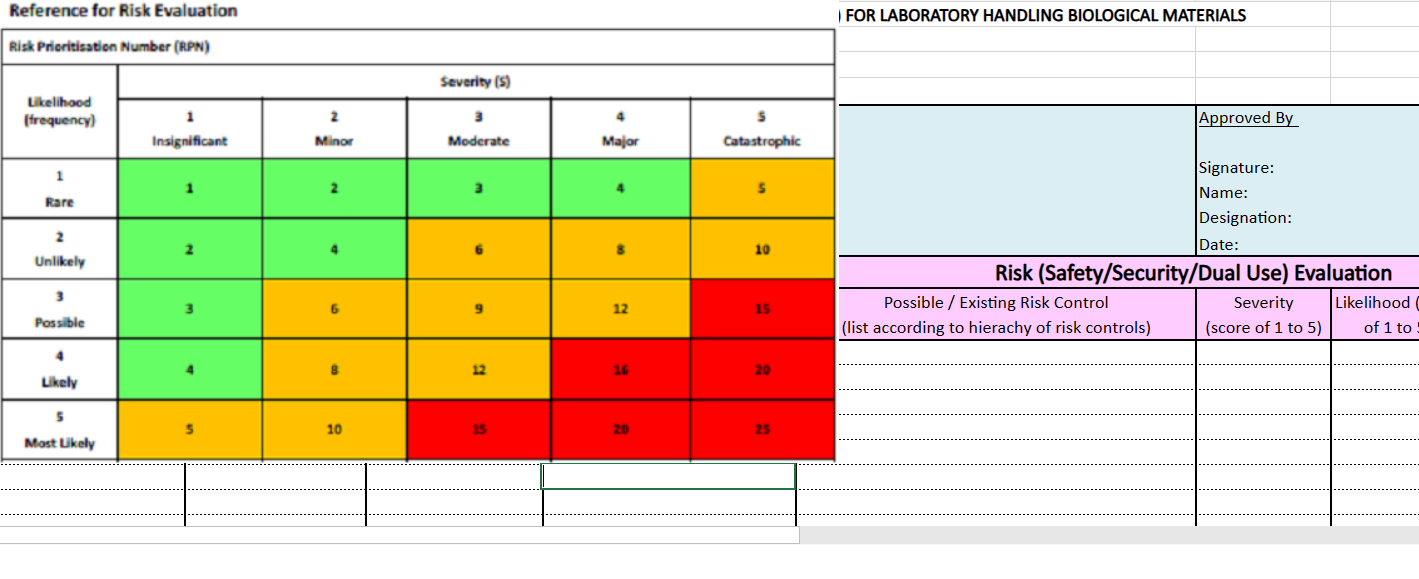 Risk Assessment Template