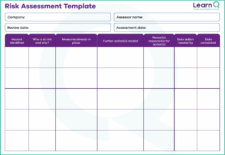 Risk Assessment Template