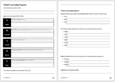 SMART Goals Worksheet Template