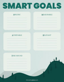 SMART Goals Worksheet Template