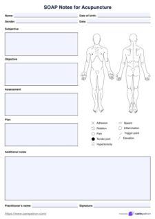 SOAP Note Template