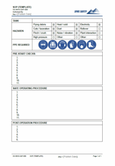 SOP Template