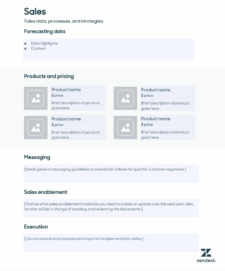 Sales Strategies Template