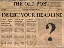 Sample Old Newspaper Template