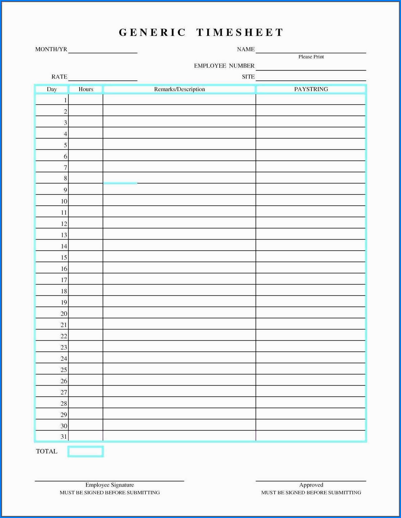 Legal Timesheet Template from www.templateral.com