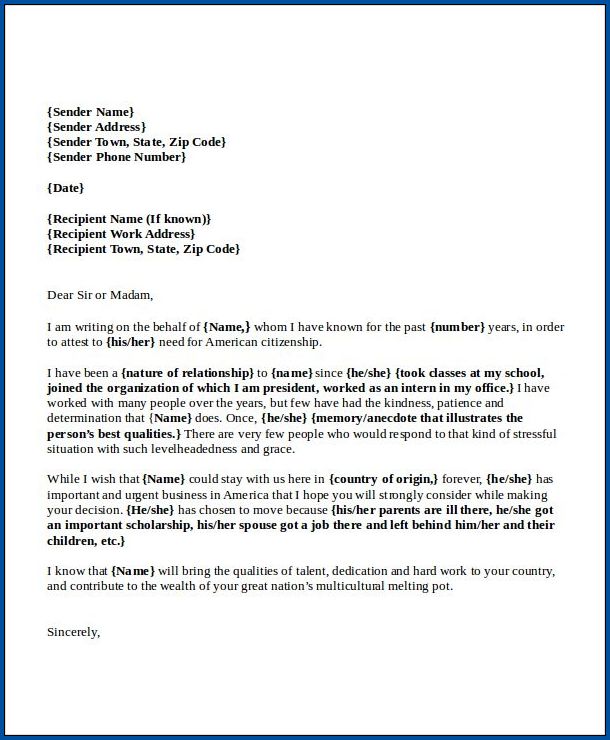 Sample Letter For Immigration from www.templateral.com