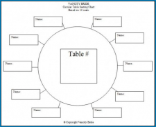 √ Free Printable Seating Chart Template