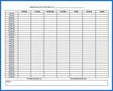 √ The Purpose of Schedule Template
