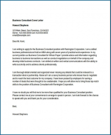 √ Free Printable Simple Cover Letter Template