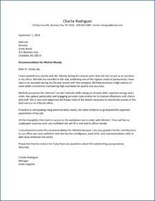 Simple Reference Letter Template for an Employee