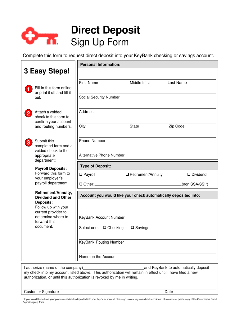 Social Security Direct Deposit Form Sample Social Security Direct Deposit Form Sample
