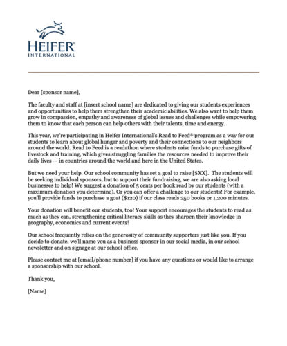 √ Free Solicitation Letter Template (Word)