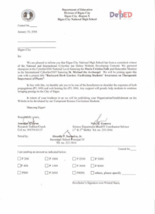 Solicitation Letter Template