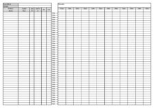 Spray Record Sheet Template Example