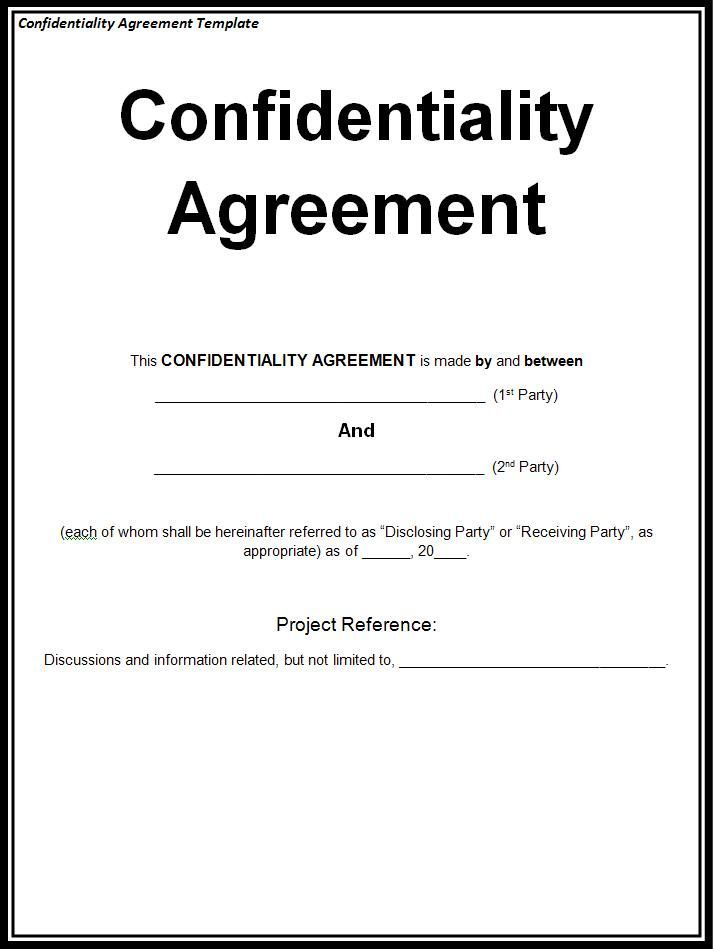 Staff Confidentiality Agreement Template Sample Staff Confidentiality Agreement Template Sample