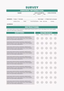Survey Template