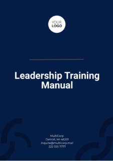 Training Manual Template