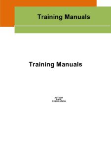 Training Manual Template