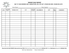 Driver Log Book Template Driver Log Book Template Driver inside Trip Log Sheet Template