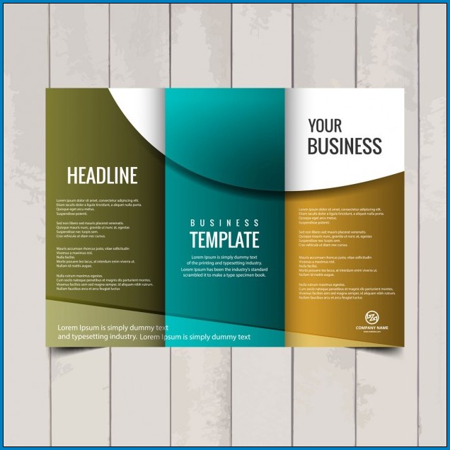 Tri Fold Pamphlet Template Example