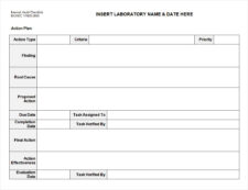 Vendor Internal Audit Checklist Template Word