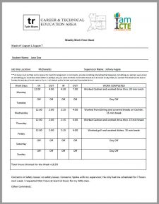 Free Printable Weekly Timesheet PDF