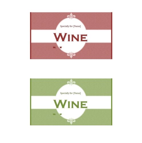 √ Free Printable Wine Label Template (Word)