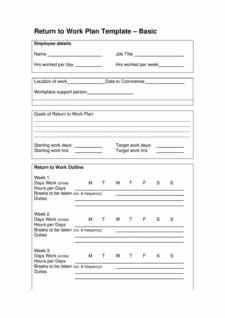 Work Plan Template