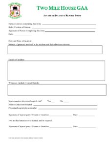 accident report form