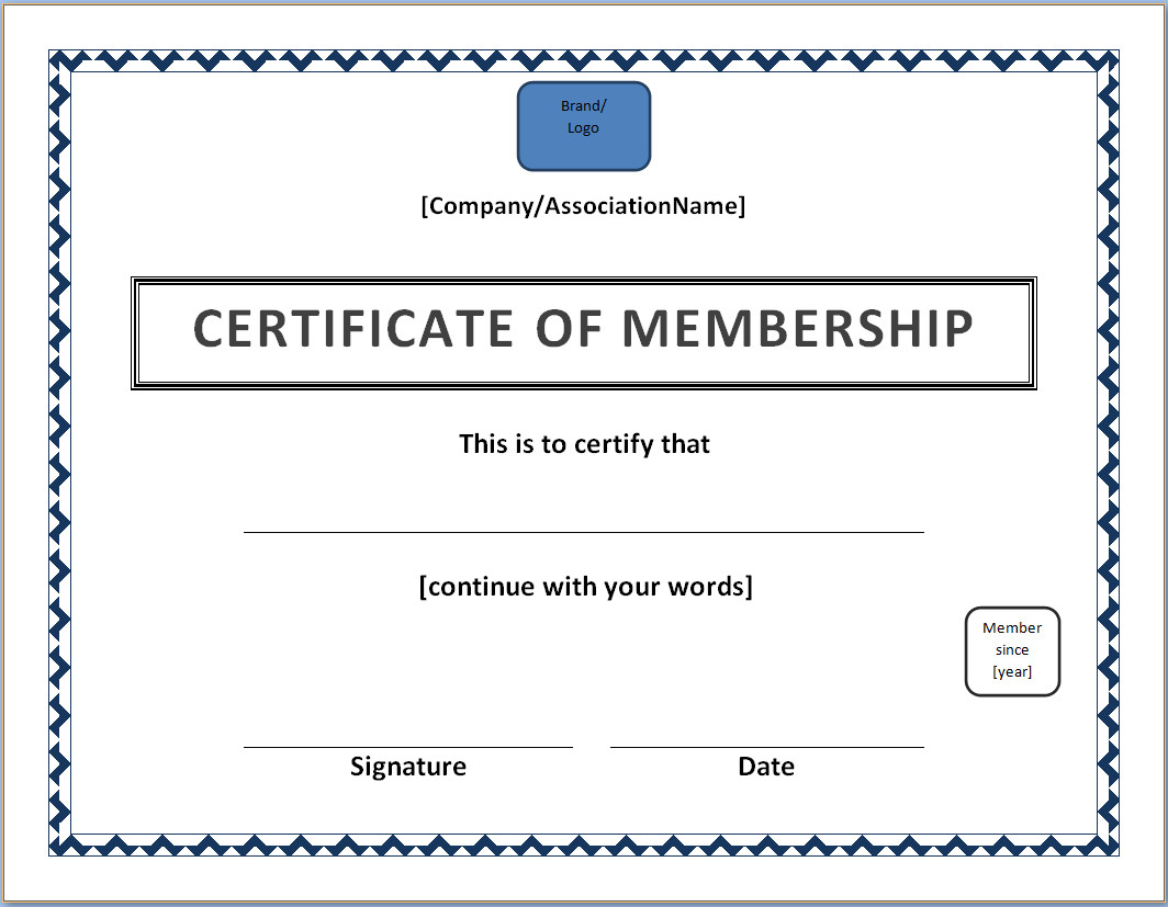 certificate of membership template Step-by-step walkthrough of populating details in a certificate of membership template