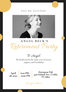 create retirement party invite