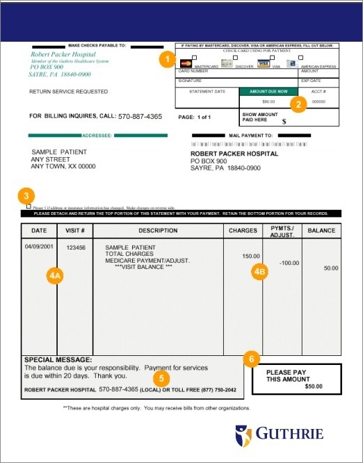 example of credit card billing statement template