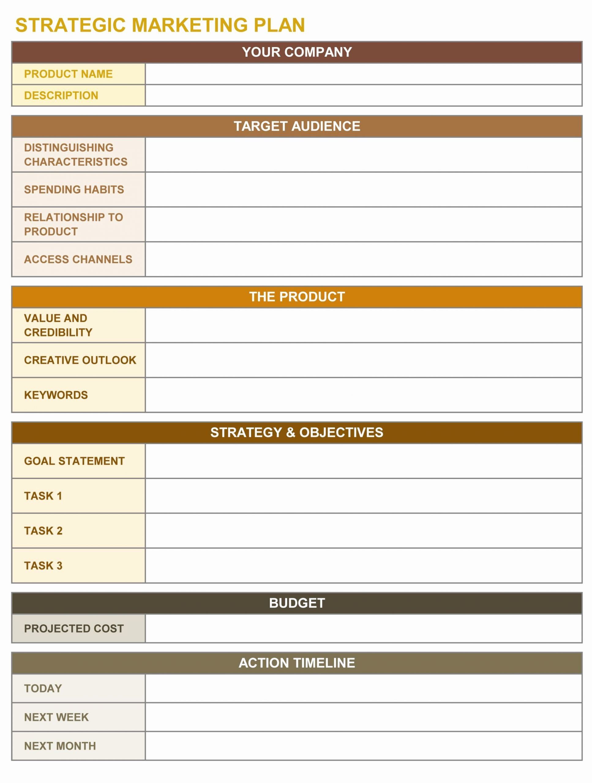 example of marketing action plan template example of marketing action plan template