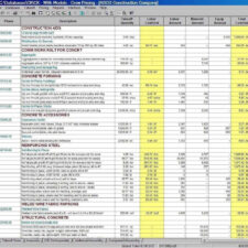 free electrical price list template