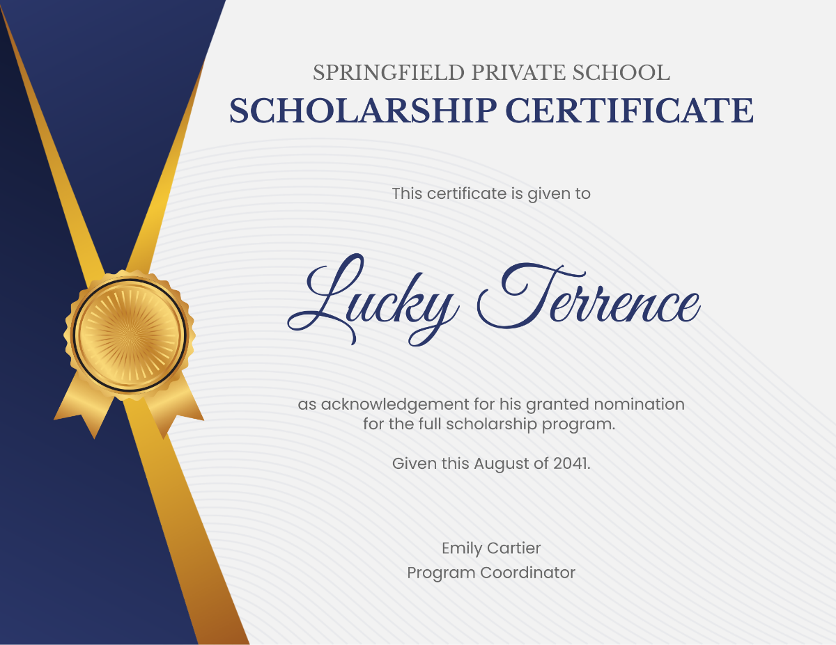 free printable award certificate template