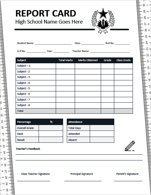 free printable report card templates free printable report card templates