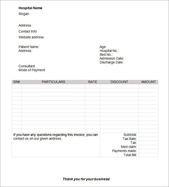 invoice template for designer example