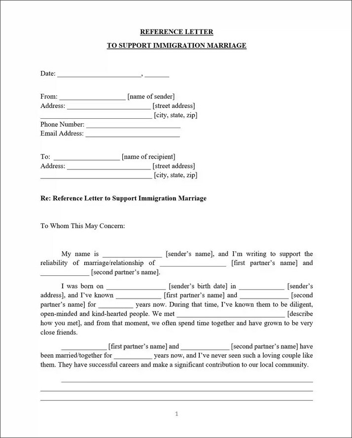 marriage support letter from friends sample marriage support letter from friends sample