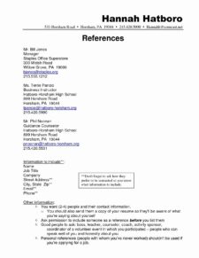 microsoft word resume references template