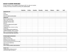 money management worksheet