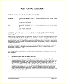 post nuptial agreement D13028